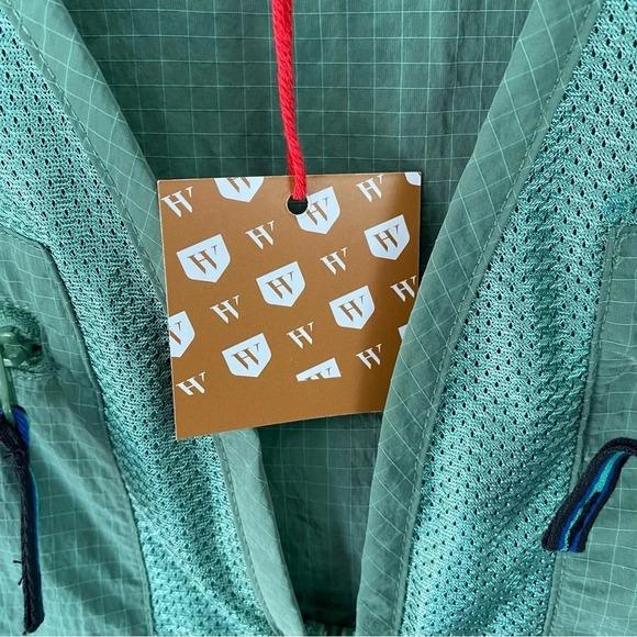 HOUSTON WHITE Collection Adult Unisex Green Ripstop Multi Pocket Vest Size XL - Picture 9 of 15